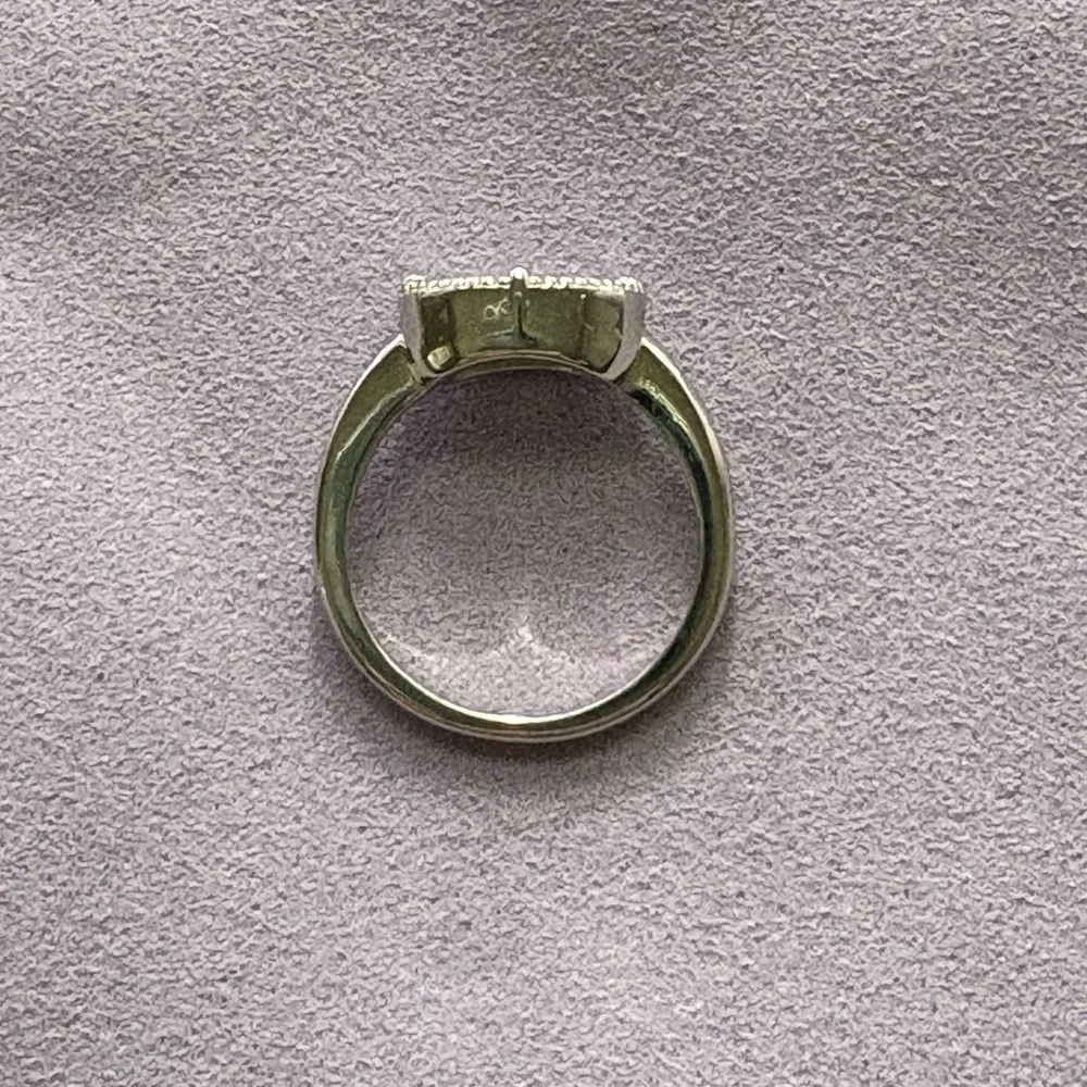 Melinda Maria Silver Ring with Oval Clear Stone - Picture 4 of 8